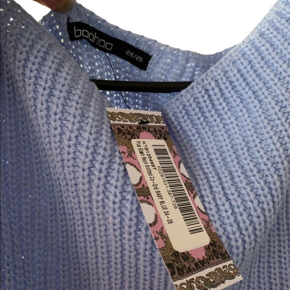 Boohoo PLUS SLASH NECK KNITTED CO-ORD - Picture 6 of 8